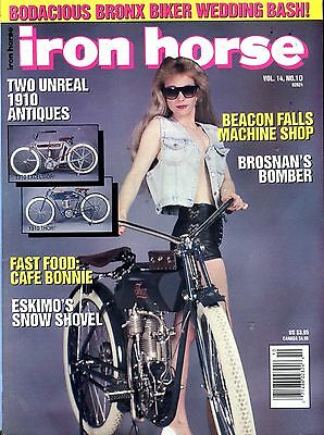 Iron Horse Biker Magazine Brosnan's Bomber vol.14 #10 1991 030614lm-epa