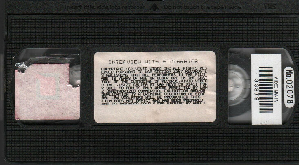 Interview with a Vibrator Sindee Coxx Ariel Daye 1996 Adult VHS 021720AMP3