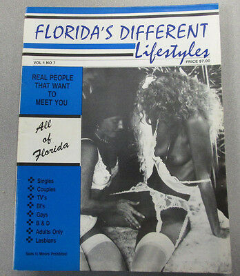 Florida's Different Lifestyles Adult Contact Magazine Vol.1 #7 vg 031515lm-ep