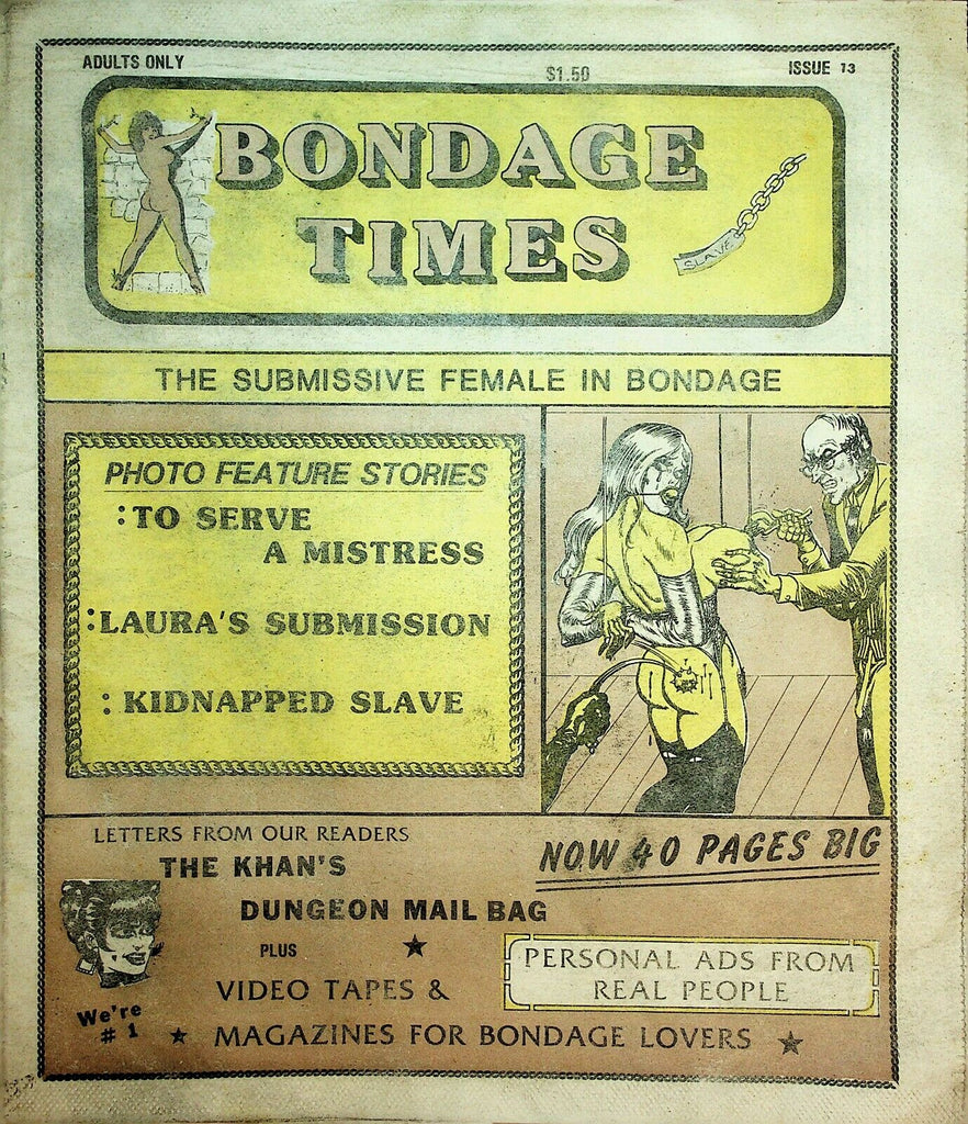 Bondage Times Newspaper Laura's Submission #13 1984 022020lm-ep