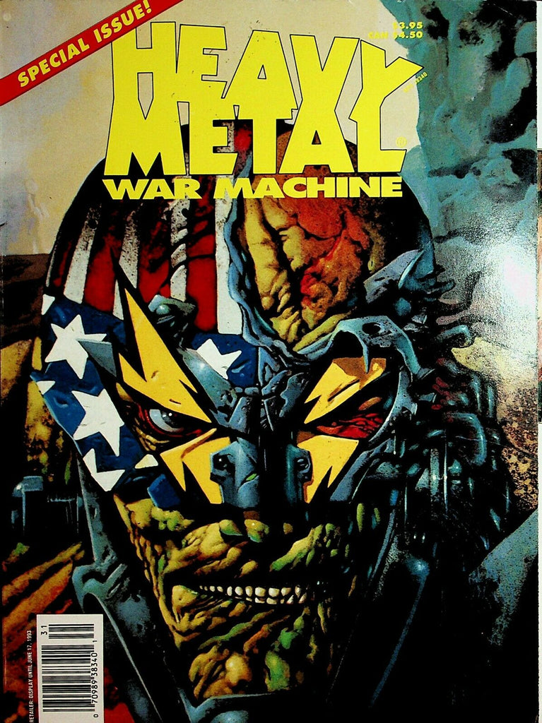 Heavy Metal Magazine War Machine Special Issue 1993 082820lm-ep
