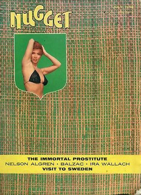 Nugget Magazine Cover Girl Audi Ragona July 1956 011018lm-ep2