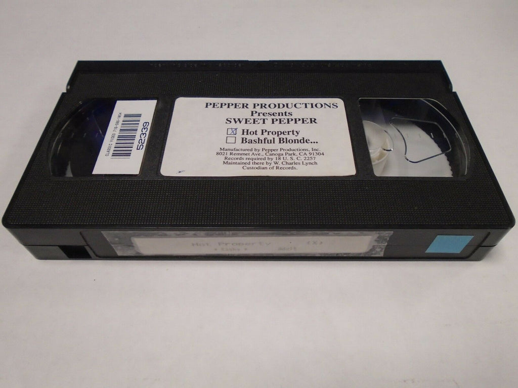 Hot Property Kasha Sweet Pepper Vintage Adult VHS 012319AMP