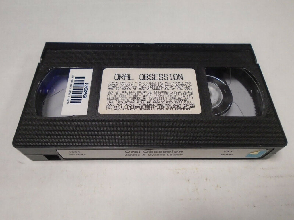Oral Obsession Janine Dyanna Lauren 1994 90mins Adult VHS 041519AMP2