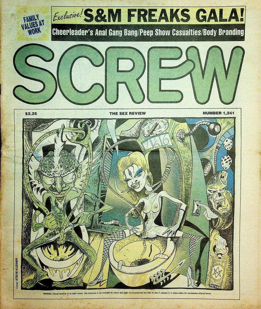 Screw Newspaper S & M Freaks Gala #1241 December 14, 1992 021820lm-ep