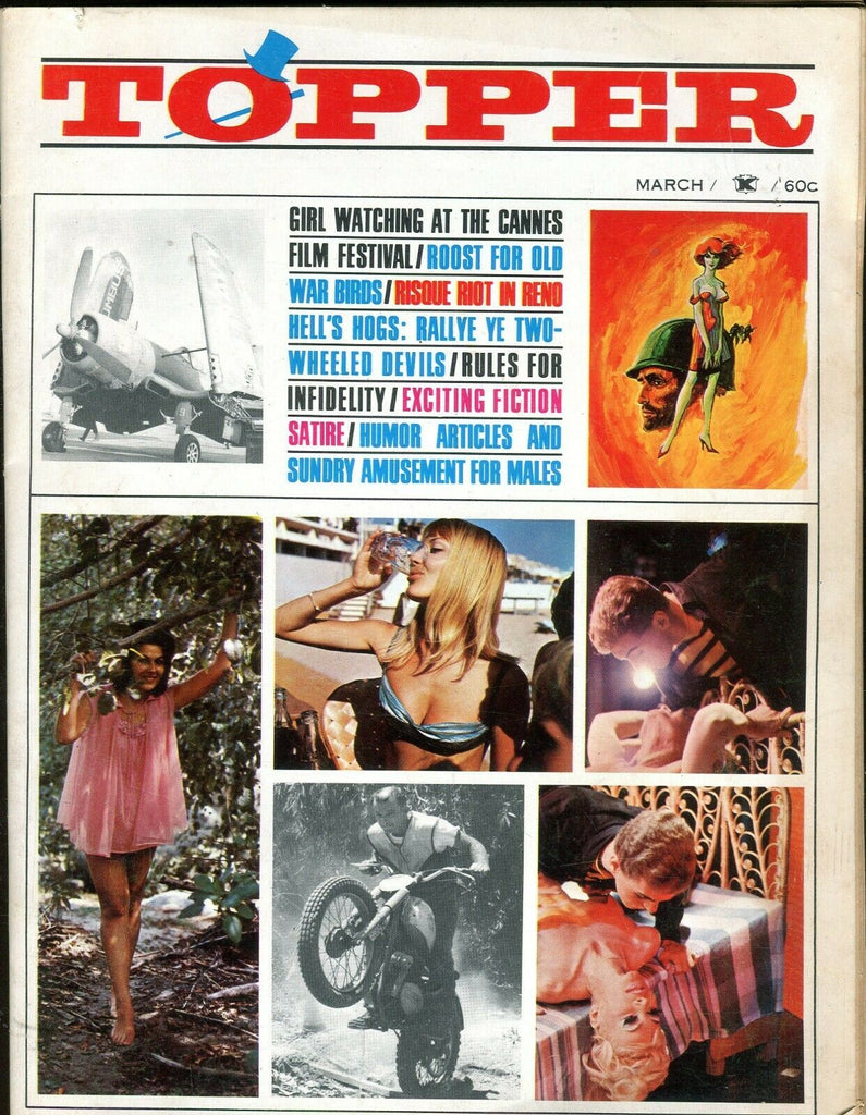 Topper Magazine Girl Watching At Cannes Film Festival March 1965 070619lm-ep