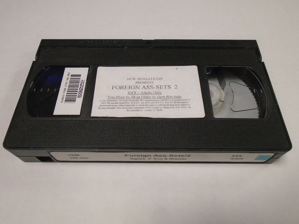 Foreign Ass-Sets 2 Agnes Eva Brenda 1998 122mins Adult VHS 022019AMP3