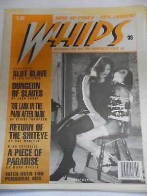 Whips Fetish Newspaper Piece Of Paradise #39 1990 052518lm-ep2
