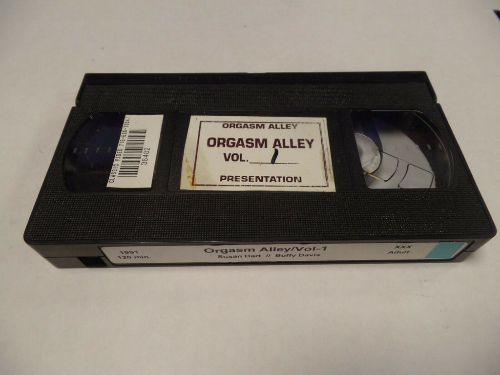 Orgasm Alley Vol 1 Susan Hart Buffy Davis 1991 120mins Adult VHS 030719AMP3