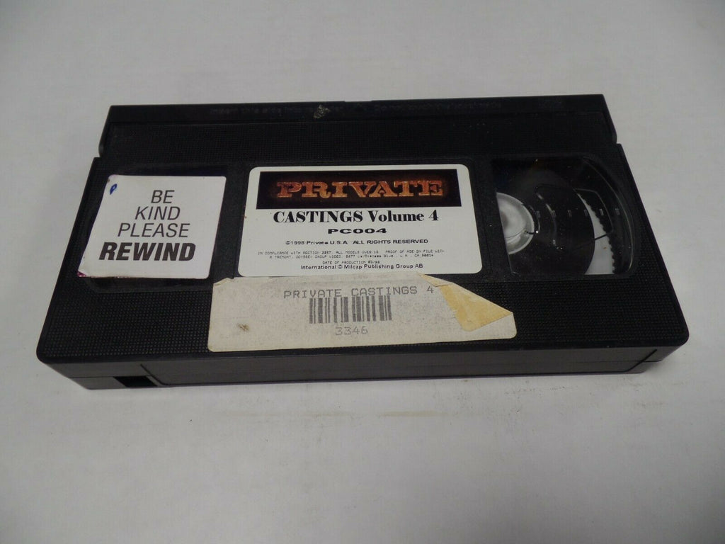 Private Castings Vol 4 1998 Private USA Adult VHS 052219AMP2