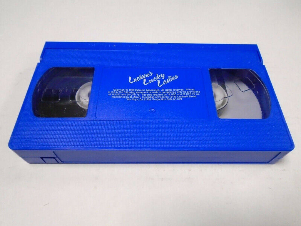 Luciano's Lucky Ladies 1999 Extreme Associates Adult VHS 040119AMP2