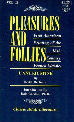 Pleasures And Follies Novel vol.II by Restif Bretonne 1967 022718lm-ep2