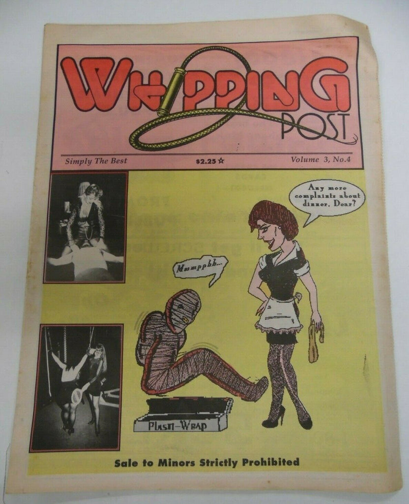 Whipping Post Fetish Newspaper Mistress Dee vol.3 #4 1990s 121319lm-ep
