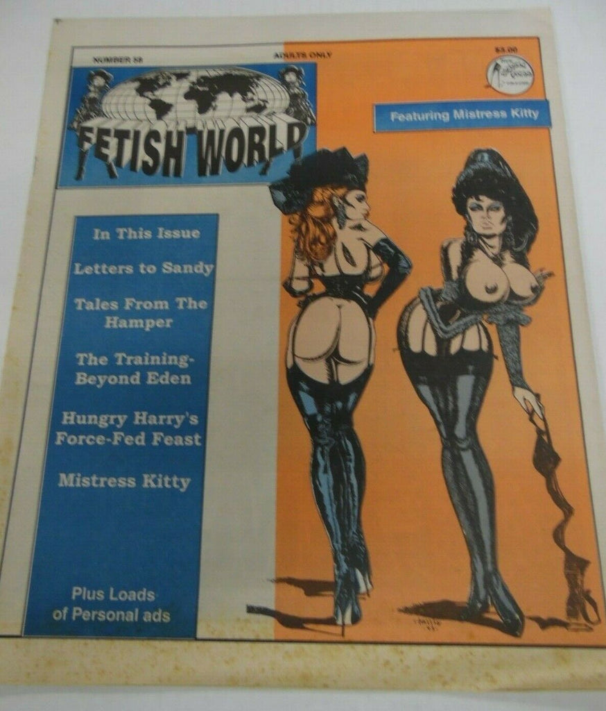 Fetish World Newspaper Mistress Kitty #58 1995 121419lm-ep2