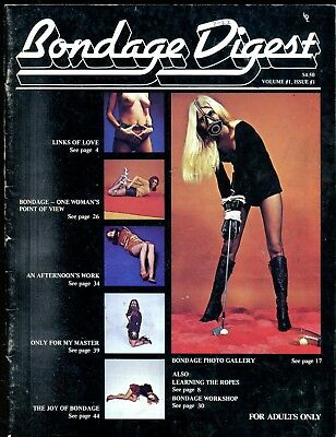 Bondage Digest Magazine Links Of Love vol.1 #1 1974 042818lm-ep - Used