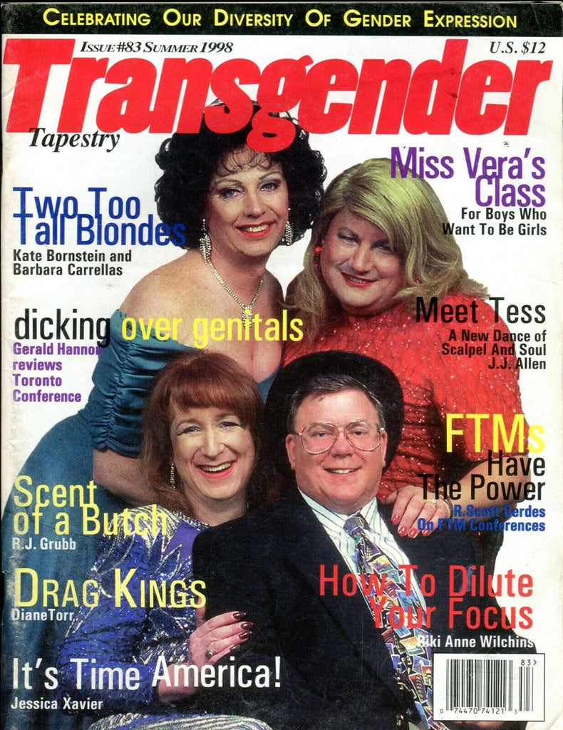 Transgender Tapestry Magazine Miss Vera's Class #83 1998 072319lm-ep