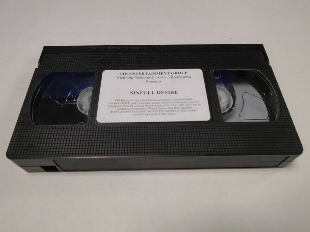 Sinfull Desire CDI Ent Adult VHS 032919AMP2