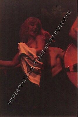 Nina Hartley Candid Original 4x6 Photo 1990s Performing Nude at Live Show 327ig