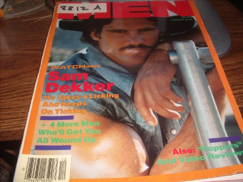 Men Adult Gay Magazine December 1988 Sam Dekker
