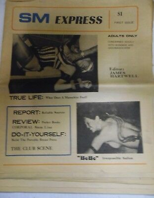 SM Express Bondage Newspaper "Bobo" #1 1977 1st Issue 052518lm-ep