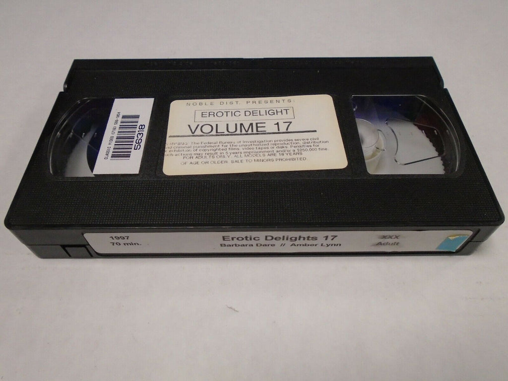Erotic Delights 17 Barbara Dare Amber Lynn 1997 70mins Adult VHS 021919AMP