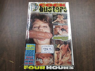 Cock Busters Vol #22 Celeste Nikki Wilde New Sealed Adult VHS 040215amp4