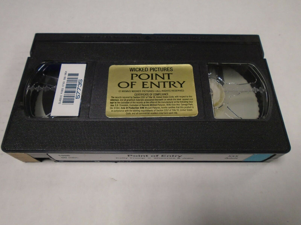 Point of Entry Kelly Trump Shawnee Julie 1996 90mins Adult VHS 021919AMP