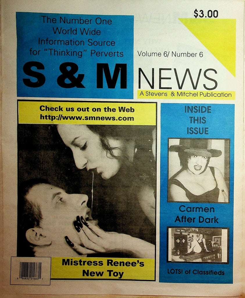 S & M News Newspaper Mistress Renee's Toy vol.6 #6 2000 030320lm-ep
