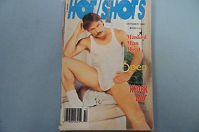 Hot/Shots Gay Digest Magazine Masked Man Meat October 1991 061216lm-ep