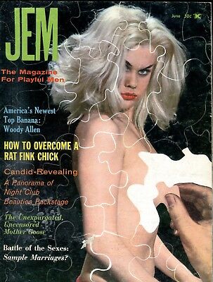 Jem Magazine  Angela /Woody Allen w/cf  June 1964 020226lmp