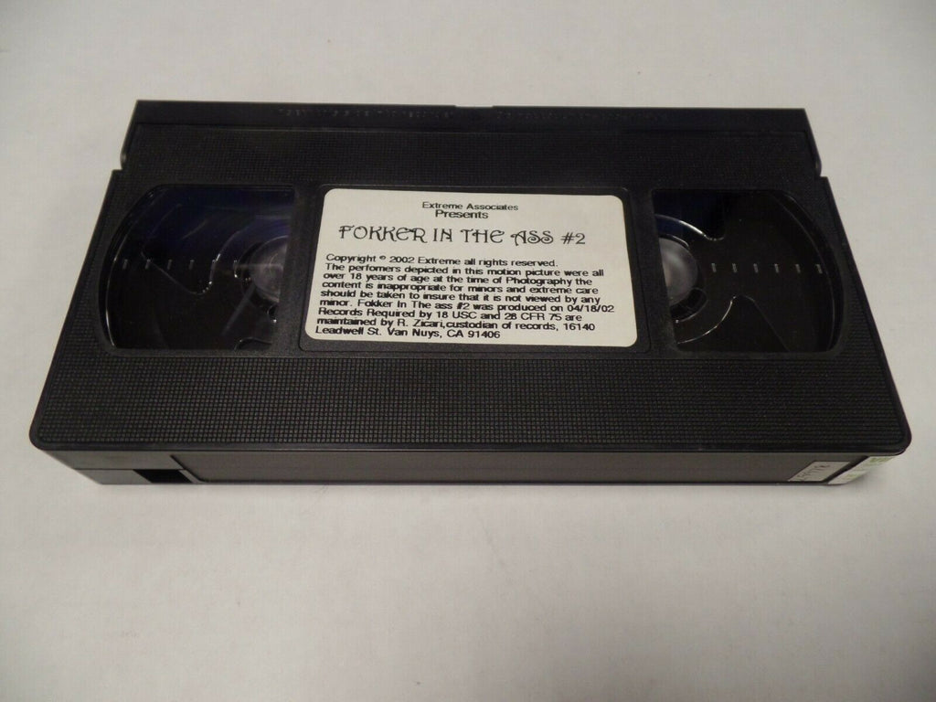 Fokker in the Ass #2 Extreme Associates 2002 Adult VHS 052819AMP