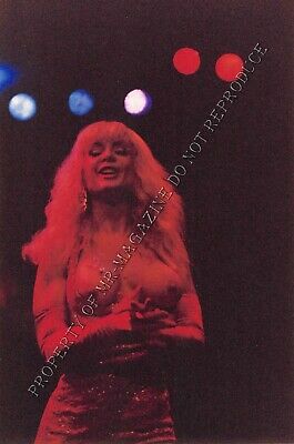 Nina Hartley Candid Original 4x6 Photo 1990s Performing Nude at Live Show 350ig