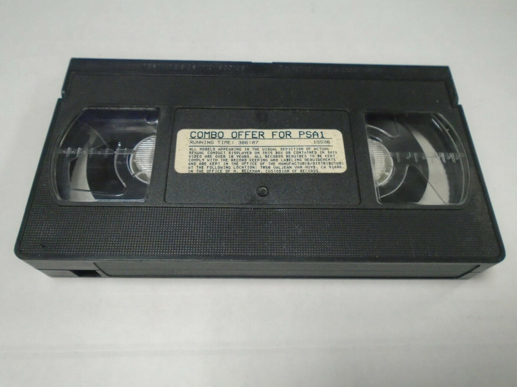 Combo Offer for PSA 386mins Adult VHS 070519AMP3