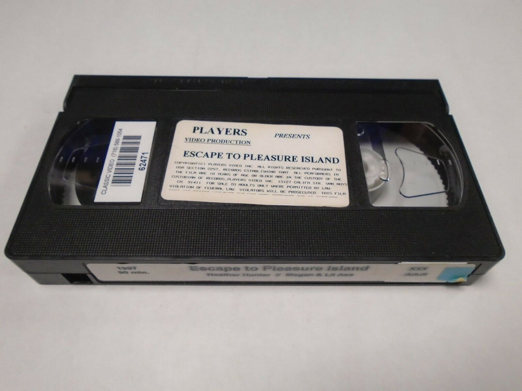 Escape to Pleasure Island Heather Hunter 1997 90mins Adult VHS 031219AMP