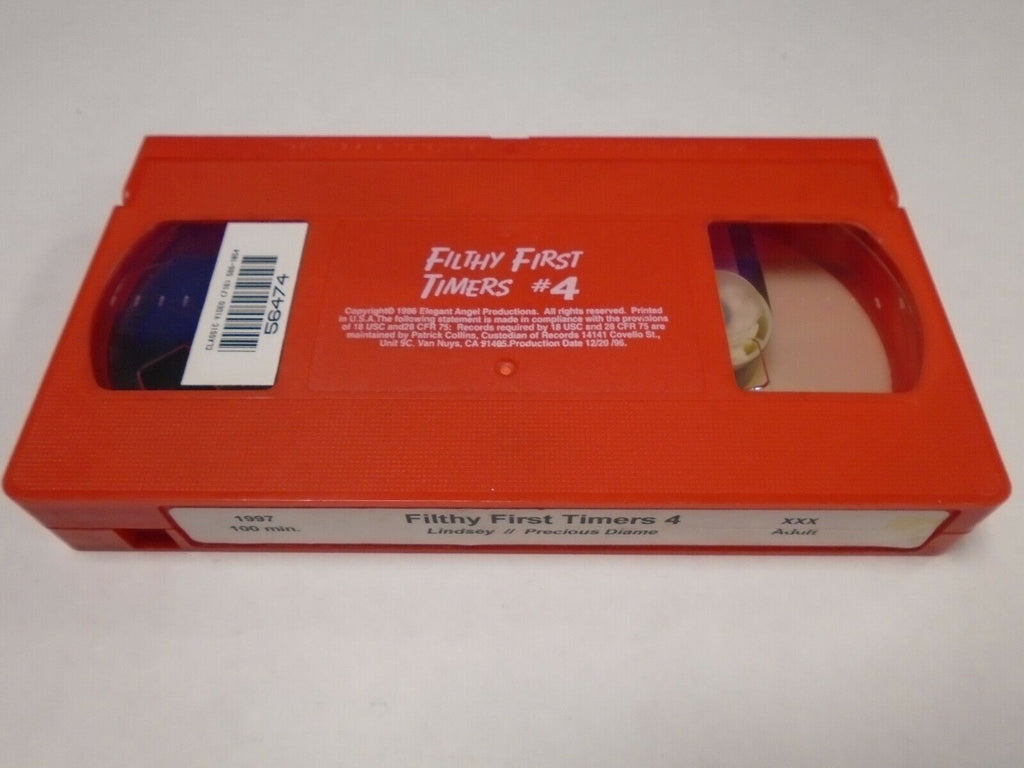 Filthy First Timers #4 1997 100mins Lindsey Precious Diame Adult VHS 050819AMP