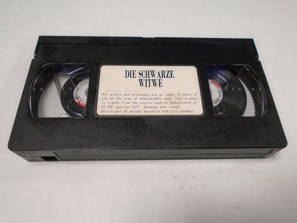 Die Schwarze Witwe The Black Widow German Adult VHS 041519AMP