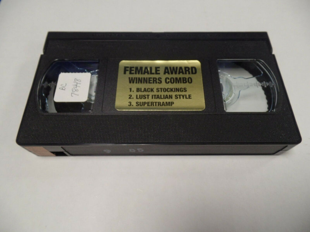 Female Award Winners Combo Black Stockings Supertramp Adult VHS 051719AMP3