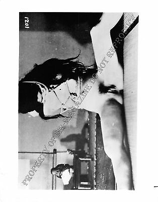Vintage Adult B&W Photo 4x5 Bondage Beautiful Brunette Tied Up on Floor 111MD