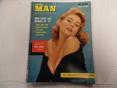Modern Man Quarterly Adult Magazine Eva Lynn vol.14 1959 ex 021316lm-ep