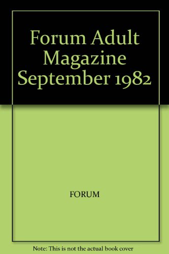 Forum Adult Magazine September 1982