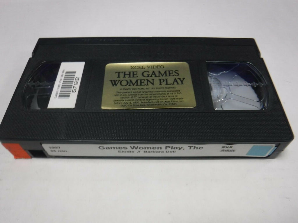 The Games Women Play Elodie Barbara Doll 1997 85min Adult VHS 123118AMP2