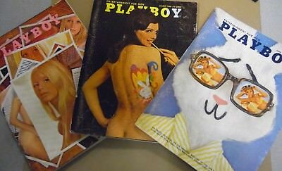Lot Of 3 Playboy Magazines Oriental Beauties & More! 1967-1969 031918lm-ep2 - Used