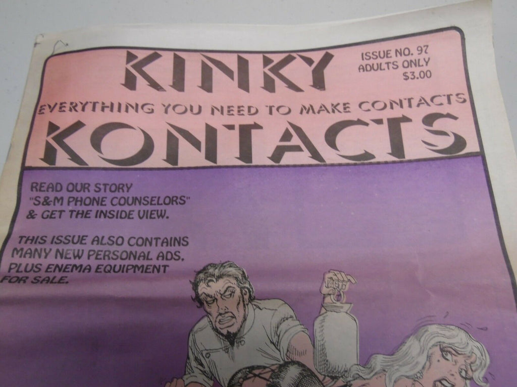Kinky Kontacts Newspaper Make Contact #97 1990's 013119lm-ep