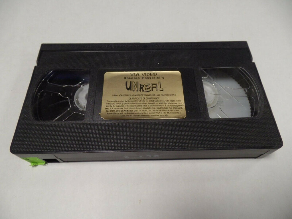 Antonio Passolini Unreal VCA Video 2001 Adult VHS 053019AMP