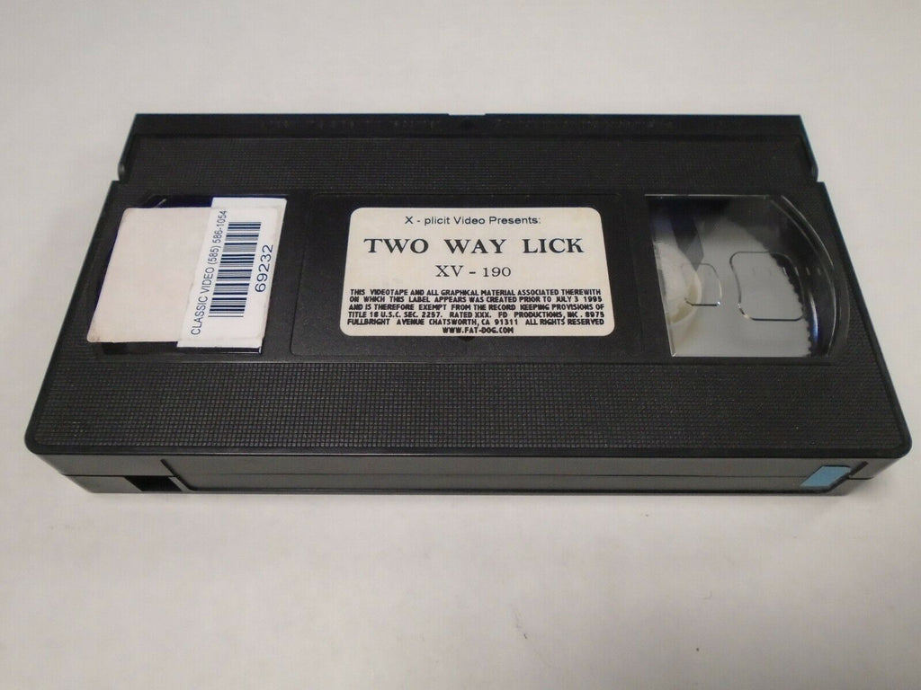 Two Way Lick X-Plicit Video 1995 Adult VHS 042319AMP2
