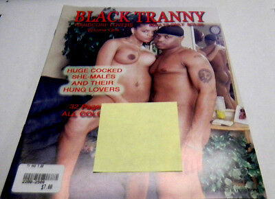 Black Tranny Adult Magazine "Hardcore Lovers" Vol.1 ex 092713lm-ep