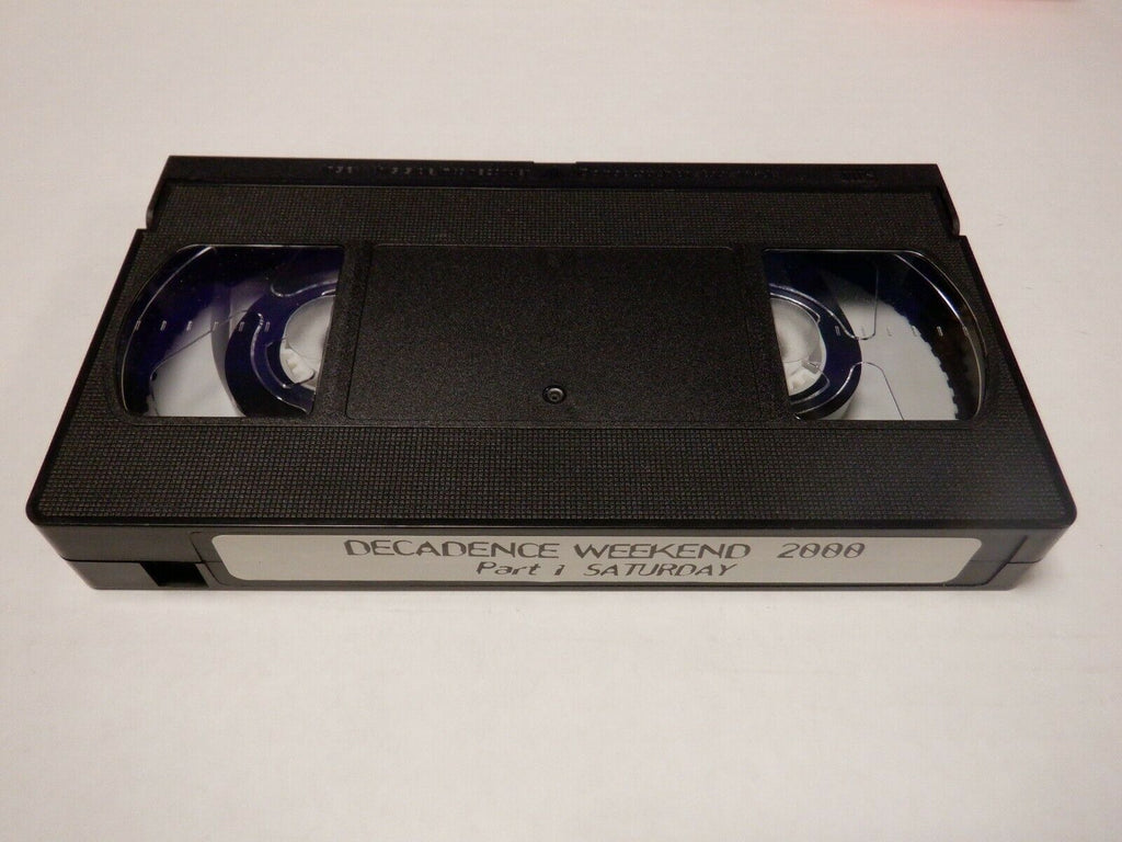 Decadence Weekend 2000 Pt 1 Saturday Gay Male Adult VHS 123019AMP3