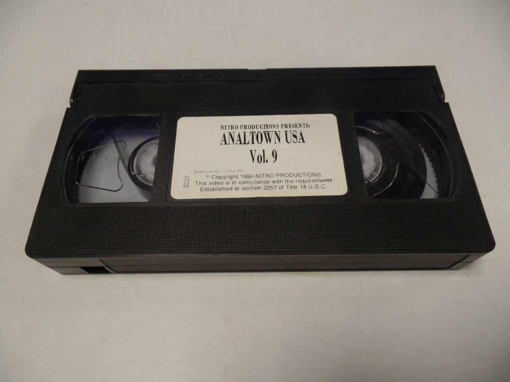 Anal Town USA Vol 9 Nitro Prod 1999 Adult VHS 052219AMP