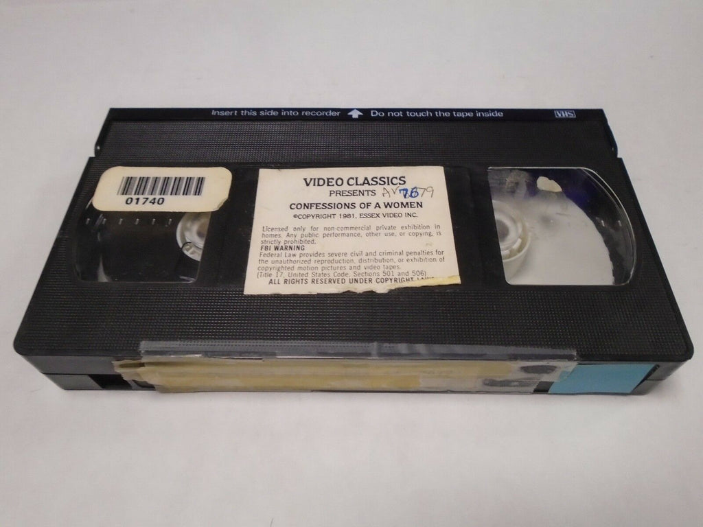 Confessions of a Woman 1981 Essex Adult VHS 020119AMP
