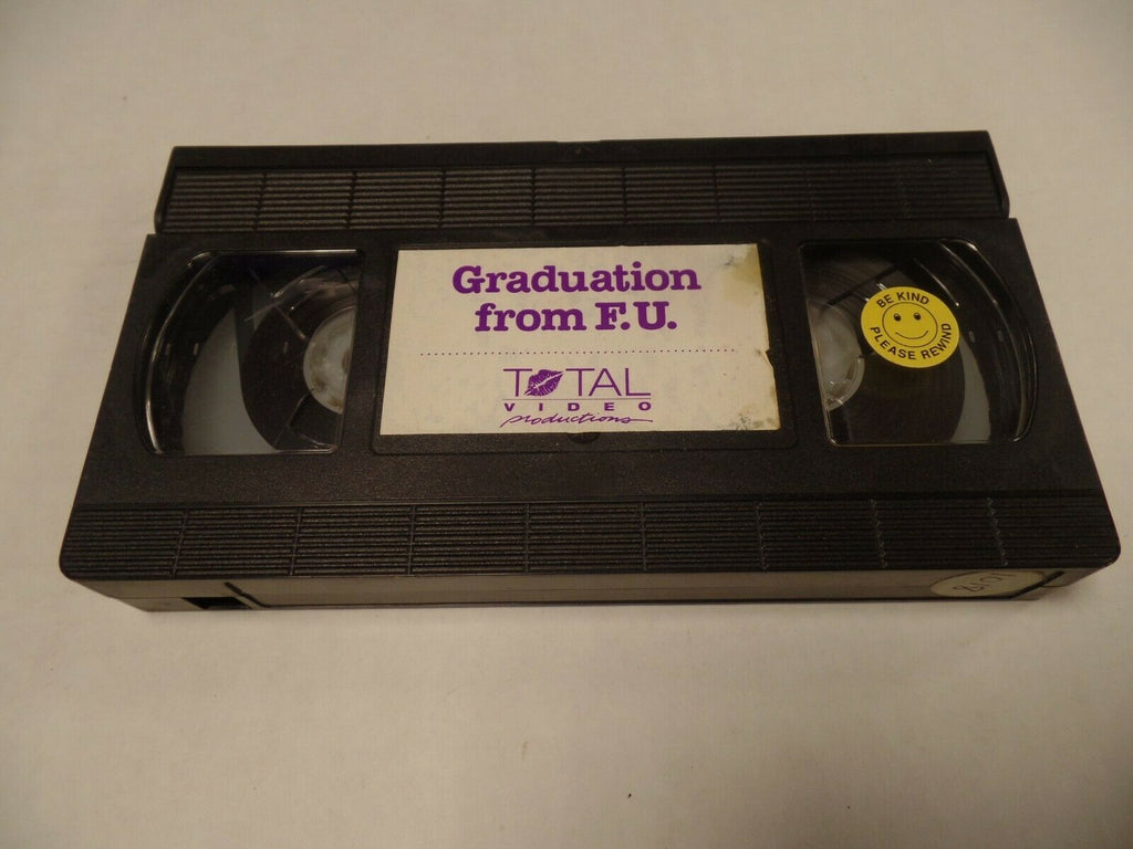 Graduation from F.U. Total Video Prod Adult VHS 053019AMP2